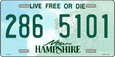NH license plate 2865101