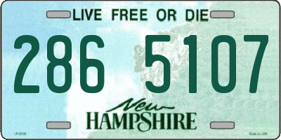 NH license plate 2865107