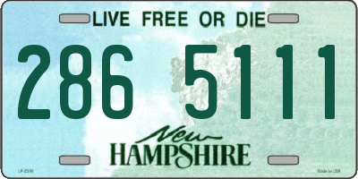NH license plate 2865111