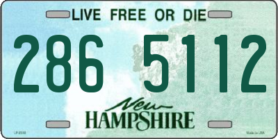 NH license plate 2865112