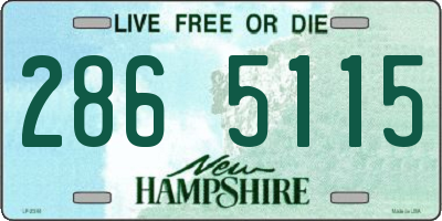 NH license plate 2865115