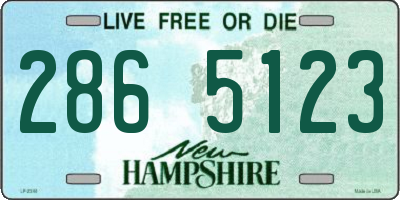 NH license plate 2865123