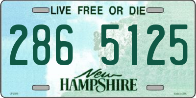NH license plate 2865125