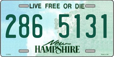 NH license plate 2865131