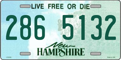 NH license plate 2865132