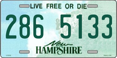 NH license plate 2865133