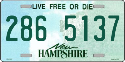 NH license plate 2865137