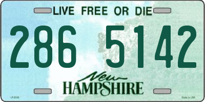 NH license plate 2865142