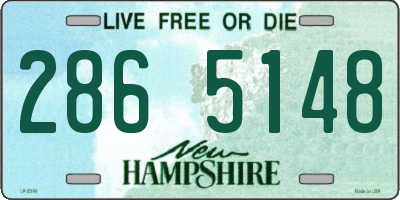 NH license plate 2865148