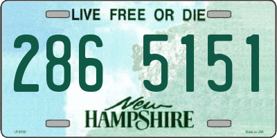 NH license plate 2865151