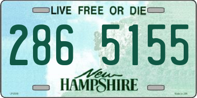 NH license plate 2865155
