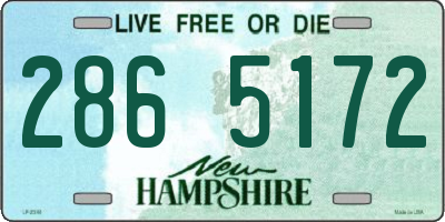 NH license plate 2865172