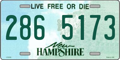 NH license plate 2865173