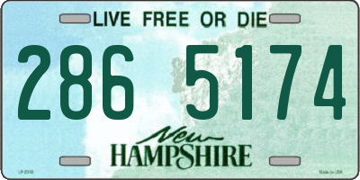 NH license plate 2865174
