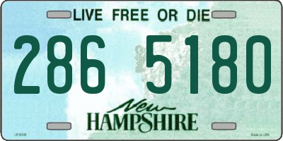 NH license plate 2865180