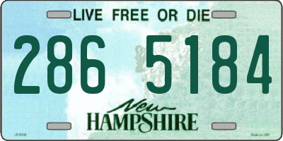 NH license plate 2865184