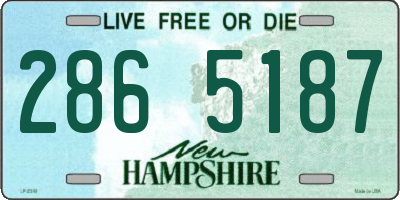 NH license plate 2865187