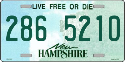 NH license plate 2865210