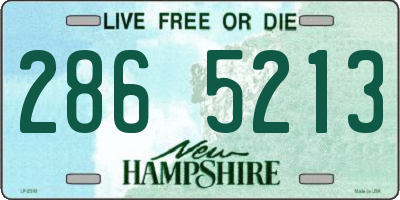 NH license plate 2865213