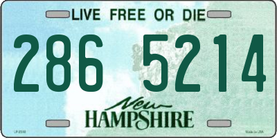 NH license plate 2865214
