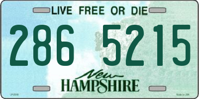 NH license plate 2865215
