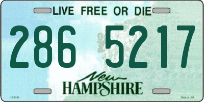 NH license plate 2865217