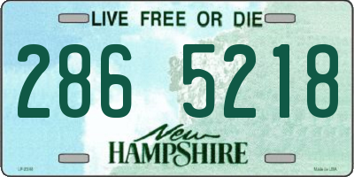 NH license plate 2865218