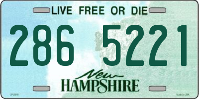 NH license plate 2865221