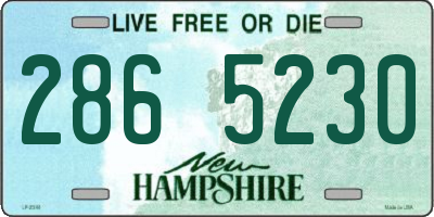 NH license plate 2865230
