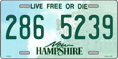 NH license plate 2865239