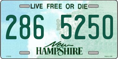 NH license plate 2865250