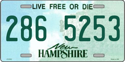 NH license plate 2865253
