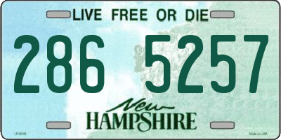 NH license plate 2865257