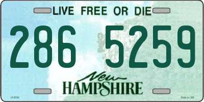 NH license plate 2865259