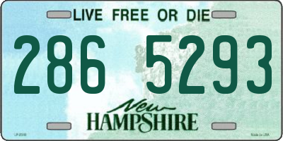 NH license plate 2865293