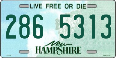 NH license plate 2865313