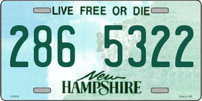 NH license plate 2865322