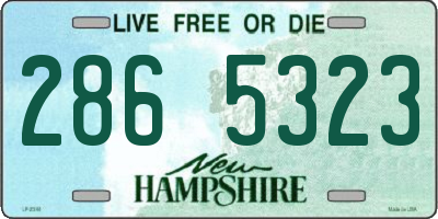 NH license plate 2865323
