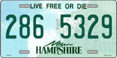 NH license plate 2865329