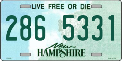NH license plate 2865331