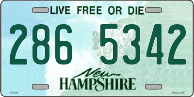 NH license plate 2865342