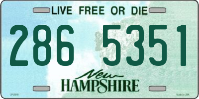 NH license plate 2865351