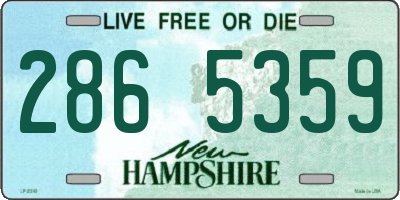 NH license plate 2865359