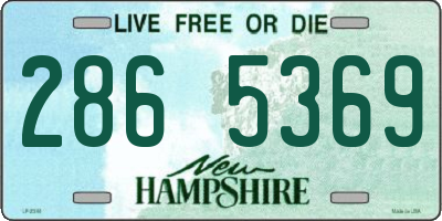 NH license plate 2865369