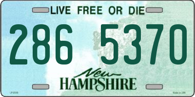 NH license plate 2865370
