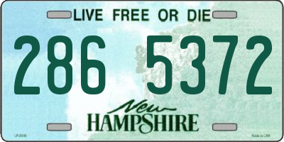 NH license plate 2865372
