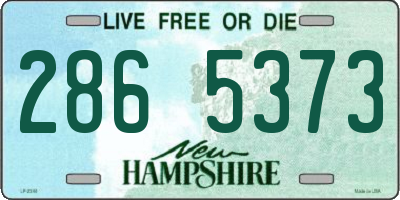 NH license plate 2865373