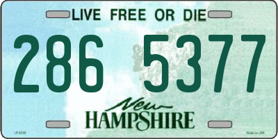 NH license plate 2865377