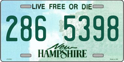 NH license plate 2865398