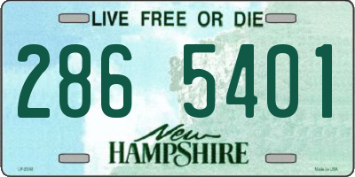 NH license plate 2865401